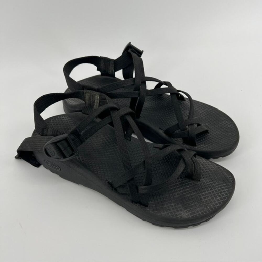 Chaco Z/Cloud X2 Sandal Womens 10 Black Adjustable Straps Outdoor Hiking Rafting